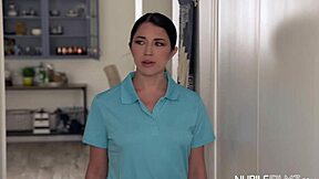 Alex Coal Catches Boss Fingering Her Big Tits And Riding Monster Cock