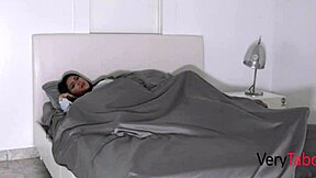 latina stepdaughter serena santos sneaks in for some horny fucking