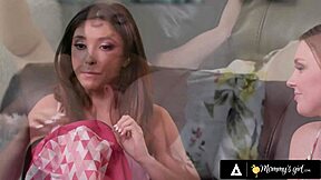 perfect 18yo jane wilde eats stepmoms pussy for a car