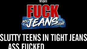 curly euroteen 20yo slammed by huge shaft