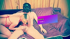 teenie maus blows deep into the throat, cum in the neck - lolicream69