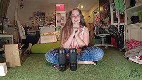 yo, check this chubby blonde testing out the habakon toy with a vibrator