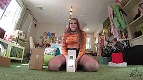 yo, check this chubby blonde testing out the habakon toy with a vibrator