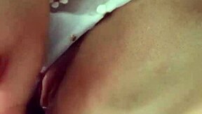 College girl loves her dildo close up in solo masturbation