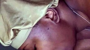 i see ebony bonnet workin' hard on dat big cock