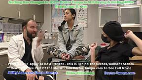 i'm doctor tampa givin' jasmine rose a humiliatin' gyno exam with nurse help