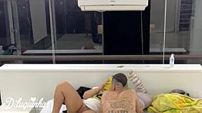 Fucking this skinny tattooed girl hard outdoors