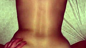 white girl with amazing ass rides reverse cowgirl, gets bareback doggystyle, huge cumshot on ass