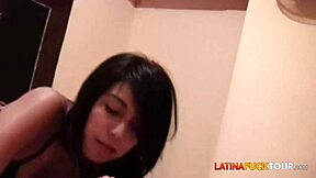 Big Booty Latina Amateur Bent Over in Homemade POV Tape