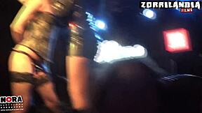 Fetish teen explores kinky Spanish bondage in erotic hardcore scene