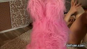 innocent chick opens up wet cunt and loses virginity drilled