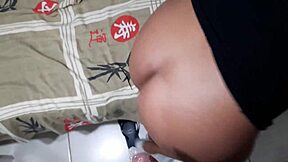 Ebony Babe Sucks Cock, Takes Anal, Loses Condom