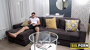 Guy Promises Tired Stepsister Household Help After Intense Fuck. Reality Turns Into Wild Fantasy Session!