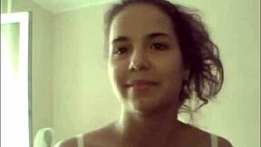 russian teen strips on skype showing off small tits