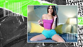 Skinny Teen Sucks and Gets Drilled by Nasty Stepbro