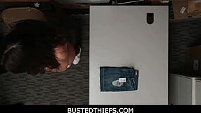 I-I put my dick in teen Lily Adams' mouth for stealing, bustedthiefs.