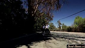 This young teacher rides cock in a horny fantasy scene