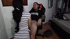 Latina Teen Stepsister Fucks With Big Pussy And Ass