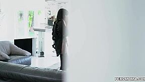 sexy milf Gia Milana grinds daily with stepson Wrex Oliver in wild fuck