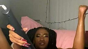Ebony Teen Squirts Hard on Monster Black Cock