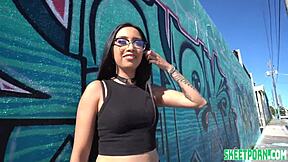 paulina ruiz bends over for monster cock!