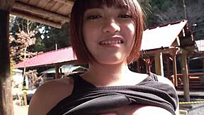 Thrilling Outdoor Creampie