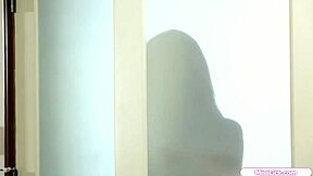 Petite teen facesits her girlfriend in lesbian licking session