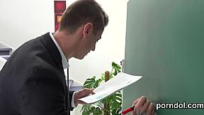 Fervent girl is TEASED by her older mentor