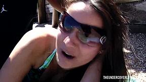 Bbc Slams Cheating Redhead Teen On The Beach After Ripping Clothes