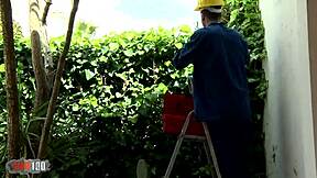 Chubby busty Spanish blonde havin’ a blast with young cock n’ vibrator!