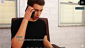 Petite girl plays game at beach hotel