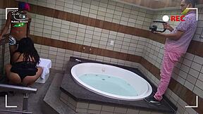 experienced milf blows young guy's big cock