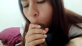 I fucked the mexican teen doggy until creampie in her pussy.