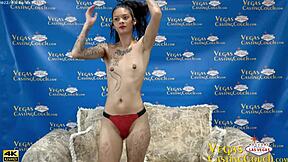 Chanel west says, 'massage me with oil' then gets fingered and rides cock to orgasm