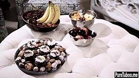 Sexy teen gets drilled hard by a nice guy right after giving an amazing blowjob.