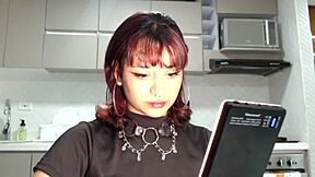 Behind the scenes with hot Latina teen creampie