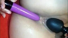 27 year old woman enjoys relaxing massage and plays with her ass in homemade video.