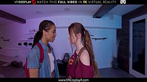 Ellie and Riley Threesome in VR Last of Us Parody! So Hot! 🔥