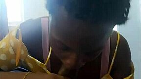 Sweet Teen In Sexy Lingerie Looks Like Ebony Milf, Gets Big Dick Stuffed In Saucy Wet Juicy Mouth - Jhodez1.