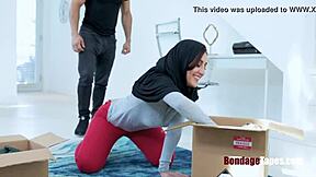 Hijab Girl Submits Body to Step Brother in BDSM Vow