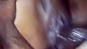 craving this tight ebony pussy at work, wanna join for a creampie?