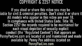 Pretty Penny Pax devours Daisy Stone's sweet pussy hard.