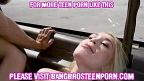 beautiful teen 18+ with big tits gets fucked hard