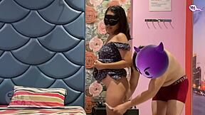 Lucero Submissive in First Casting, Removes Condom Completely