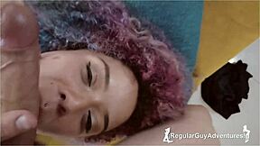 Luna's big facial from regularguyadventures feels so intense