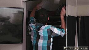 Step father and partners engage in webcam activities with step patrons