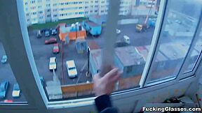 Fucking Glasses - Blame the Persimmon for a FUCK Christina Teen-Porn!