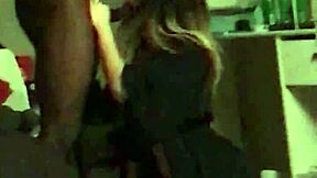 Young slut gives interracial blowjob in dorm