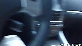 Shaved Pussy Receives Hot Pounding By Erected Jock!