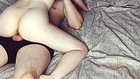 horny stepsister rides my fat cock to orgasm